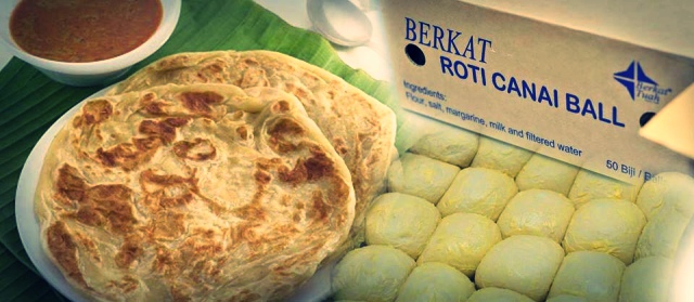 Roti canai bebola frozen