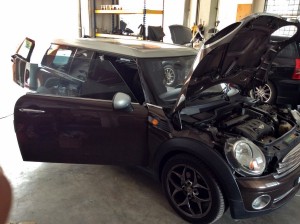 mini cooper2014 aircond