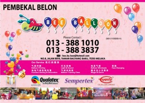 helium balloon melaka 2015