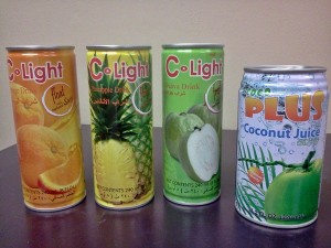 Tin fruits drink halal supply