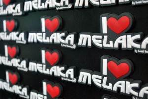 fridge magnet i love melaka