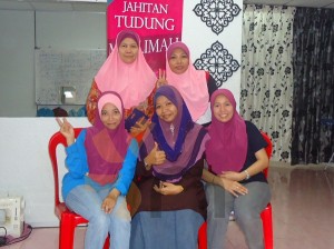 kelas jahitan tudung masjid tanah melaka class pic (6)