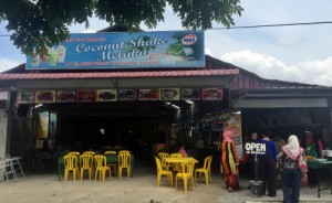 coconut shake famous melaka