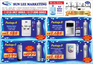 water filter promotion 2015