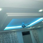plaster ceiling with t5 light