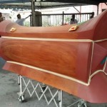 wooden coffin