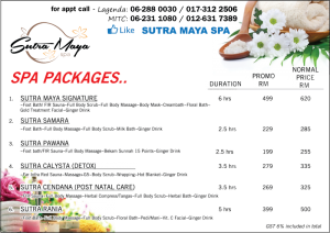 spa packages